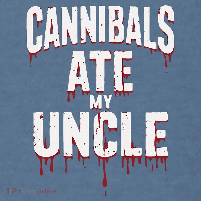 Cannibals Ate My Uncle Joe Biden Political Satire 2024 Garment-Dyed Sweatshirt