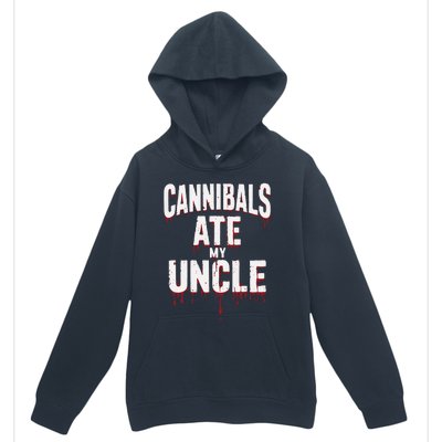 Cannibals Ate My Uncle Joe Biden Political Satire 2024 Urban Pullover Hoodie