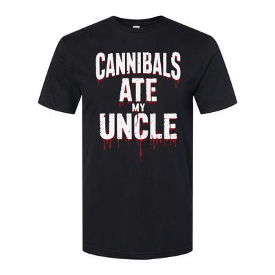 Cannibals Ate My Uncle Joe Biden Political Satire 2024 Softstyle® CVC T-Shirt