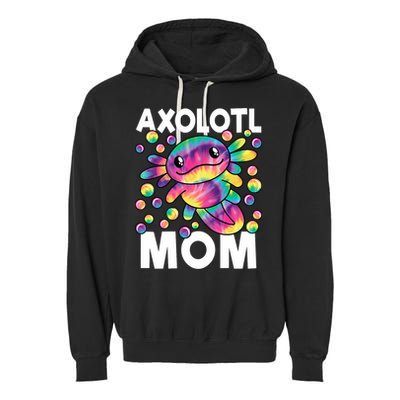 Cute Axolotl Mom Axolotl Lover Garment-Dyed Fleece Hoodie