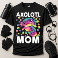 Cute Axolotl Mom Axolotl Lover Cooling Performance Crew T-Shirt
