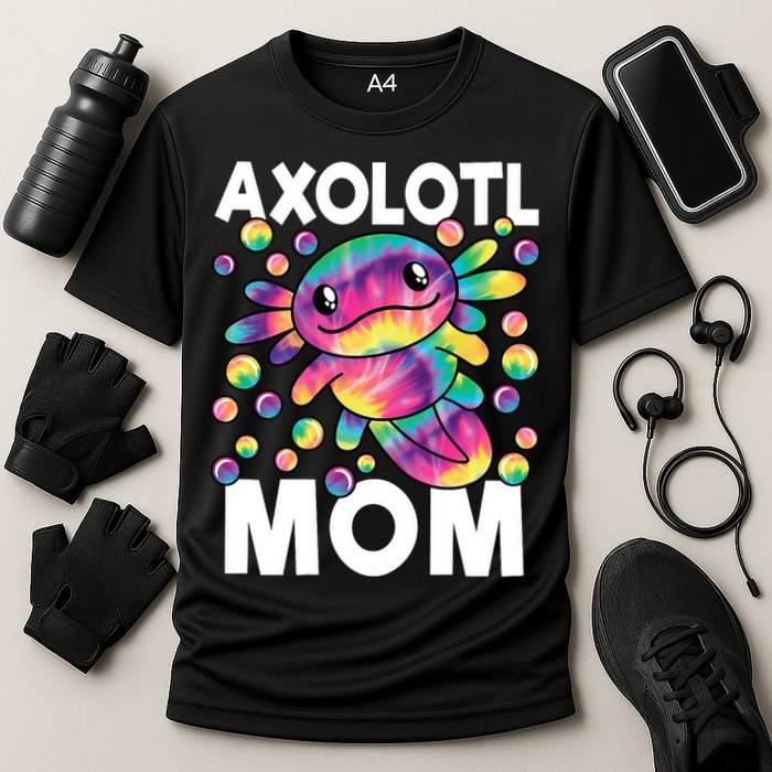 Cute Axolotl Mom Axolotl Lover Cooling Performance Crew T-Shirt