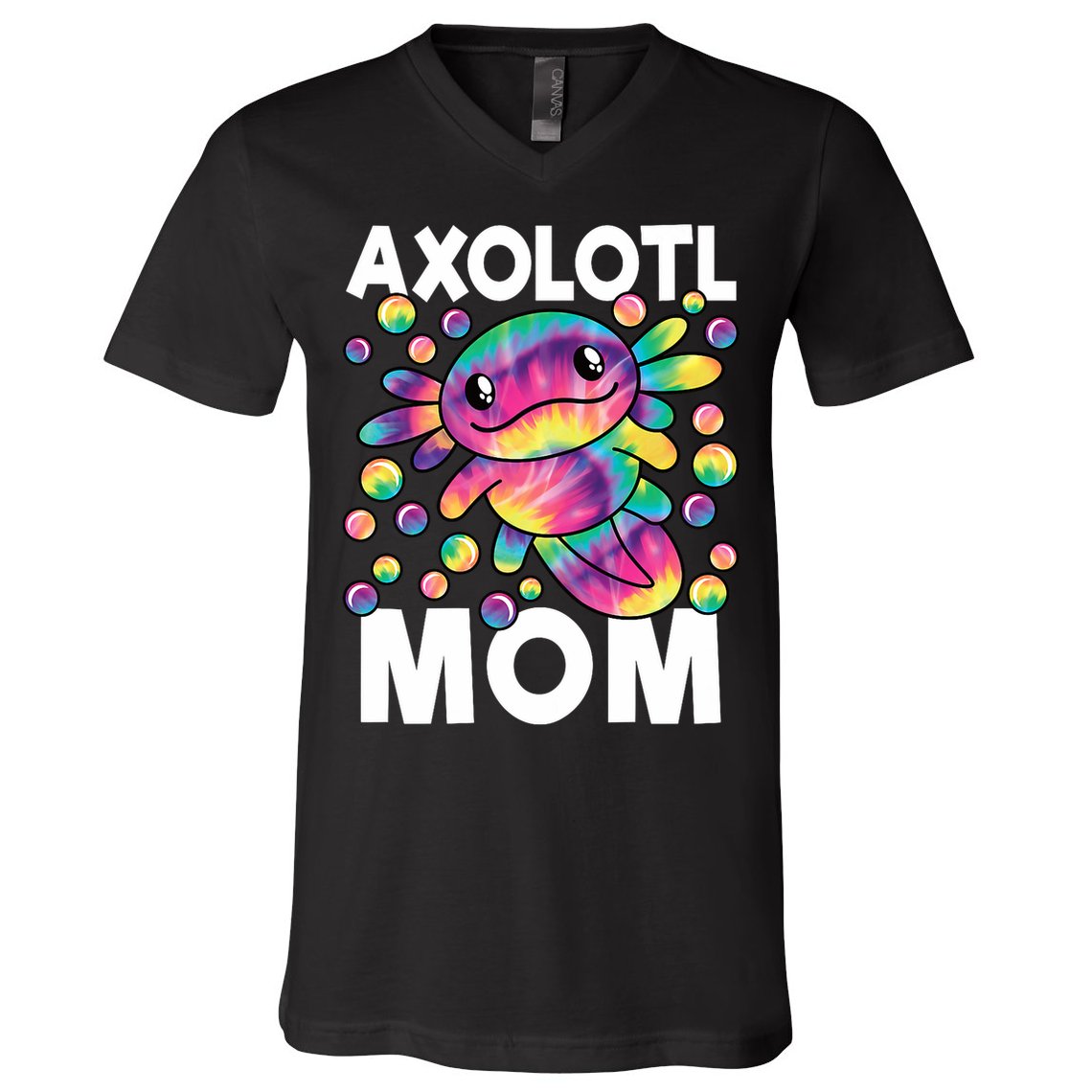 Cute Axolotl Mom Axolotl Lover V-Neck T-Shirt
