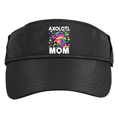 Cute Axolotl Mom Axolotl Lover Adult Drive Performance Visor