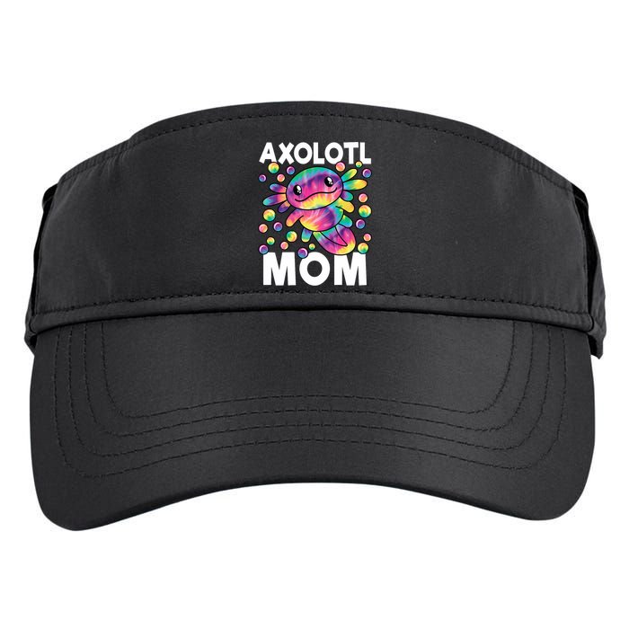 Cute Axolotl Mom Axolotl Lover Adult Drive Performance Visor