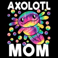 Cute Axolotl Mom Axolotl Lover Drawstring Bag