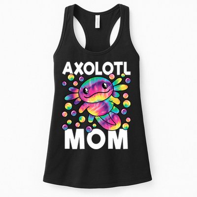 Cute Axolotl Mom Axolotl Lover Womens Tank Top