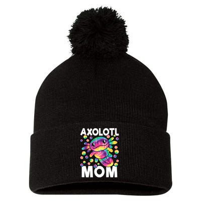 Cute Axolotl Mom Axolotl Lover Pom Pom 12in Knit Beanie