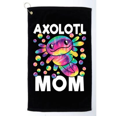 Cute Axolotl Mom Axolotl Lover Golf Towel