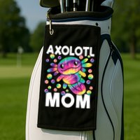 Cute Axolotl Mom Axolotl Lover Golf Towel