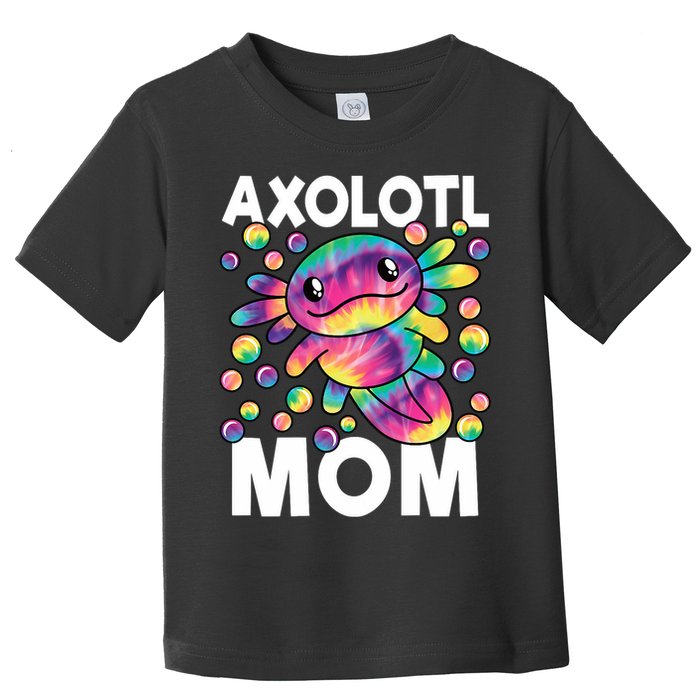 Cute Axolotl Mom Axolotl Lover Toddler T-Shirt