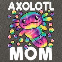 Cute Axolotl Mom Axolotl Lover Cotton Canvas Backpack