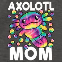 Cute Axolotl Mom Axolotl Lover Vector Backpack