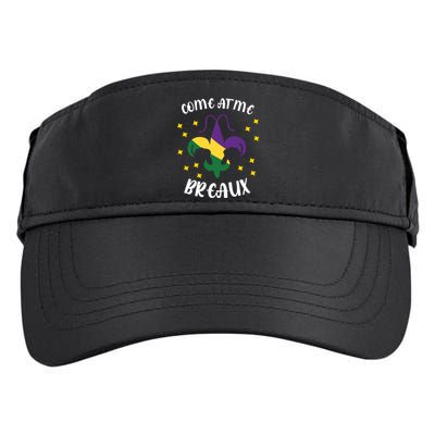 Come At Me Breaux Louisiana Crawfish Season Gift Adult Drive Performance Visor