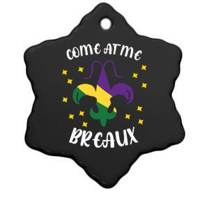 Come At Me Breaux Louisiana Crawfish Season Gift Ceramic Star Ornament