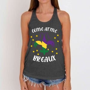 Come At Me Breaux Louisiana Crawfish Season Gift Women's Knotted Racerback Tank