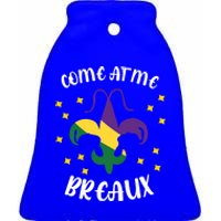 Come At Me Breaux Louisiana Crawfish Season Gift Ceramic Bell Ornament