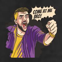 Come At Me Bro Comic 7 Panel Mesh Trucker Snapback Hat