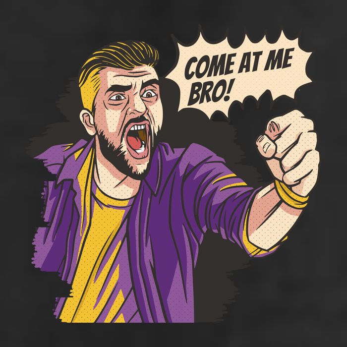 Come At Me Bro Comic 7 Panel Mesh Trucker Snapback Hat