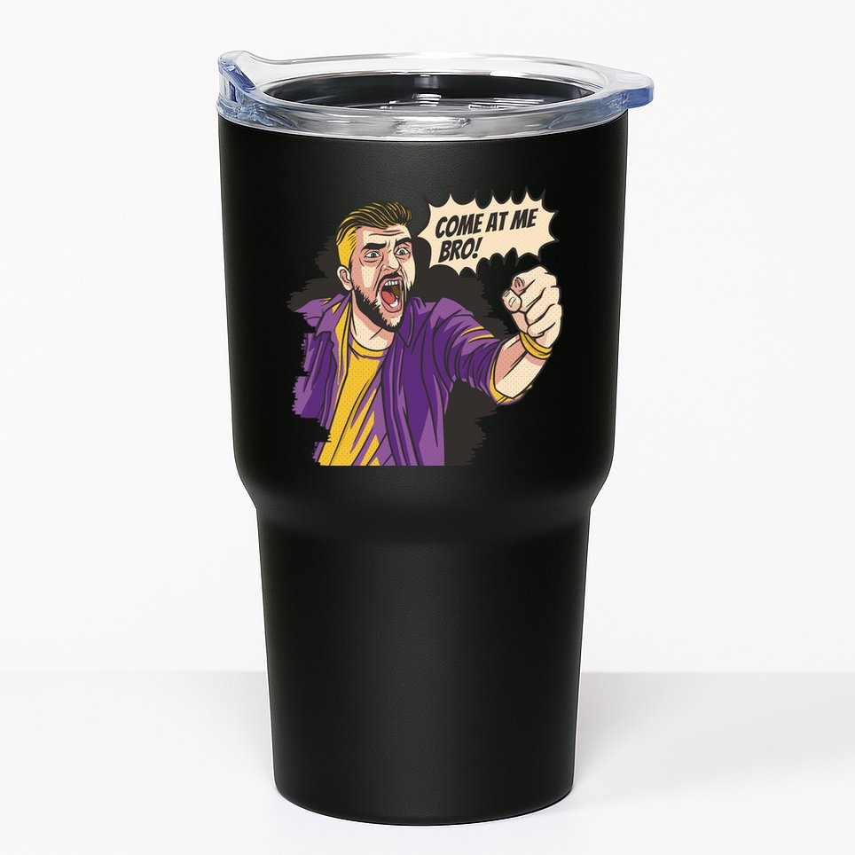 Come At Me Bro Comic Tumbler