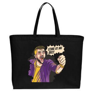 Come At Me Bro Comic Cotton Canvas Jumbo Tote