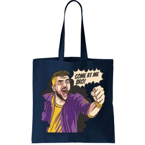 Come At Me Bro Comic Tote Bag