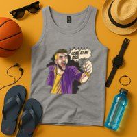 Come At Me Bro Comic Tank Top