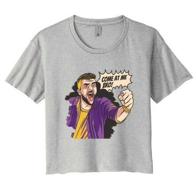 Come At Me Bro Comic Crop Top