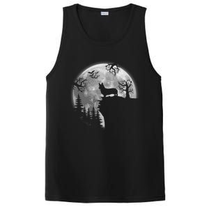 Corgi And Moon Halloween Corgi Lover Halloween Gift PosiCharge Competitor Tank