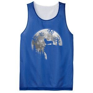 Corgi And Moon Halloween Corgi Lover Halloween Gift Mesh Reversible Basketball Jersey Tank