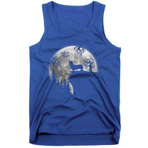 Corgi And Moon Halloween Corgi Lover Halloween Gift Tank Top