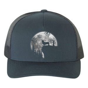 Corgi And Moon Halloween Corgi Lover Halloween Gift Yupoong Adult 5-Panel Trucker Hat