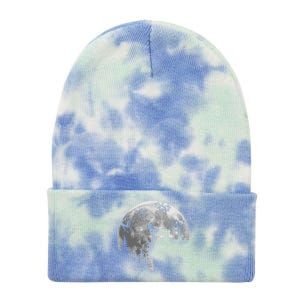 Corgi And Moon Halloween Corgi Lover Halloween Gift Tie Dye 12in Knit Beanie