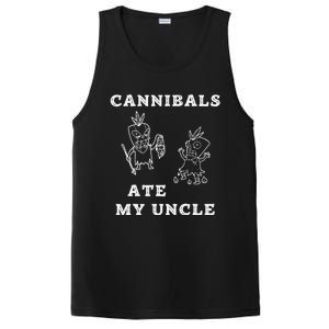 Cannibals Ate My Uncle Trendy Funny Current PosiCharge Competitor Tank