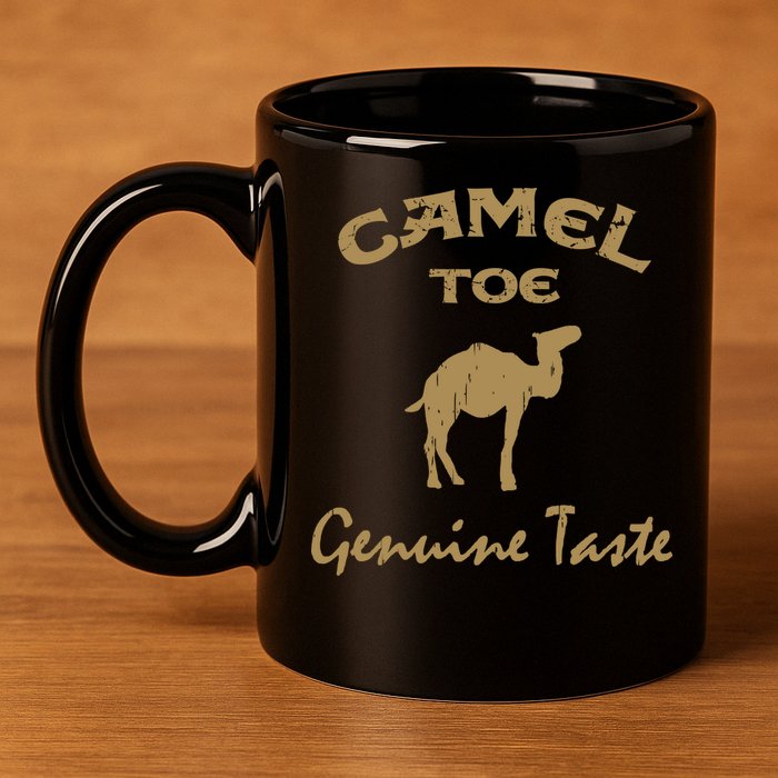 Camel Toe Genuine Taste Funny 11oz C Handle Ceramic Mug