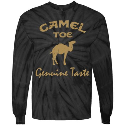 Camel Toe Genuine Taste Funny Tie-Dye Long Sleeve Shirt