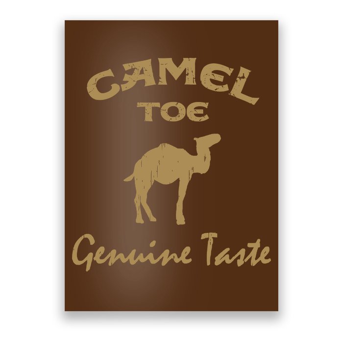 Camel Toe Genuine Taste Funny Poster