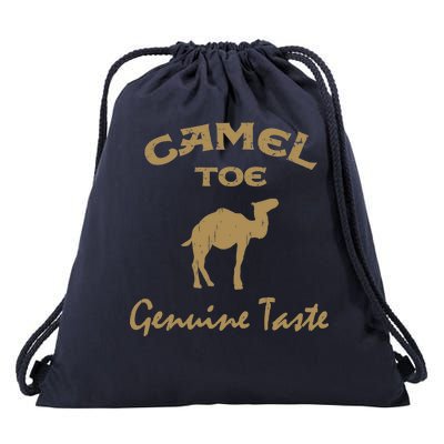 Camel Toe Genuine Taste Funny Drawstring Bag