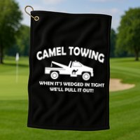 Camel Towing Golf Towel