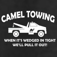 Camel Towing Golf Towel