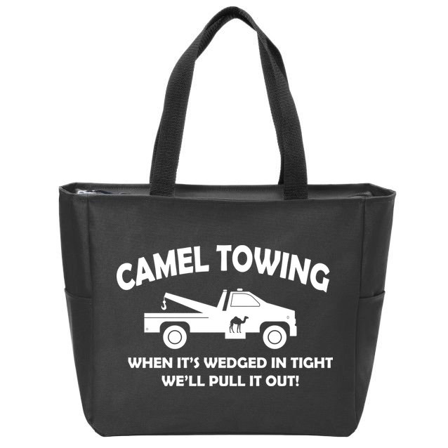 Camel Towing Zip Tote Bag