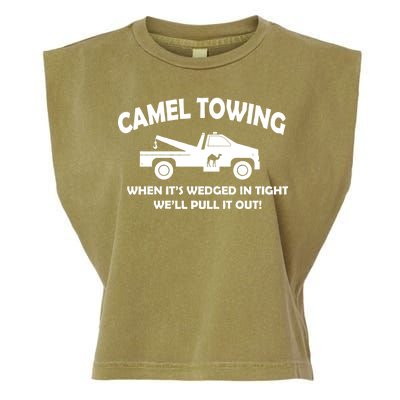 Camel Towing Garment-Dyed Women's Muscle Tee