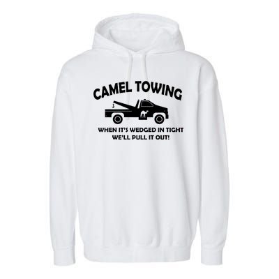 Camel Towing Garment-Dyed Fleece Hoodie