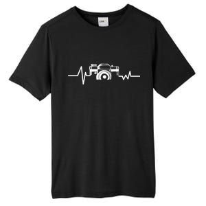 Camera Photographer Heartbeat Tall Fusion ChromaSoft Performance T-Shirt