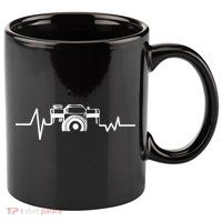 Camera Photographer Heartbeat 11oz C Handle Ceramic Mug