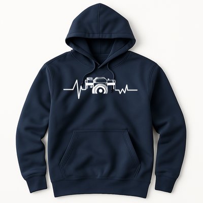 Camera Photographer Heartbeat Hoodie