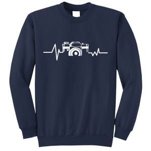 Camera Photographer Heartbeat Sweatshirt