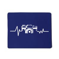 Camera Photographer Heartbeat Mousepad