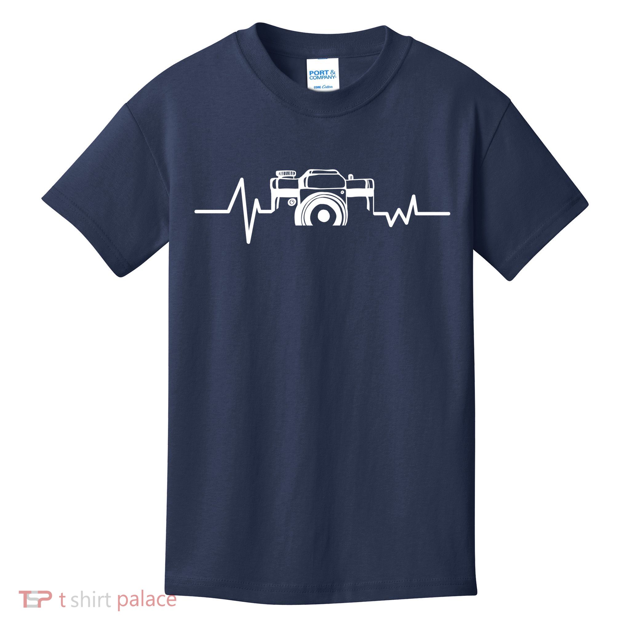 Camera Photographer Heartbeat Kids T-Shirt