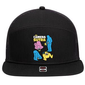 Camera Sutra 7 Panel Mesh Trucker Snapback Hat